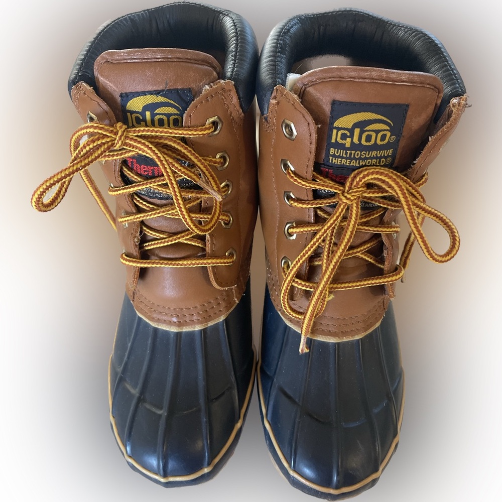 Igloo Brown Outdoor Snow Winter Boots